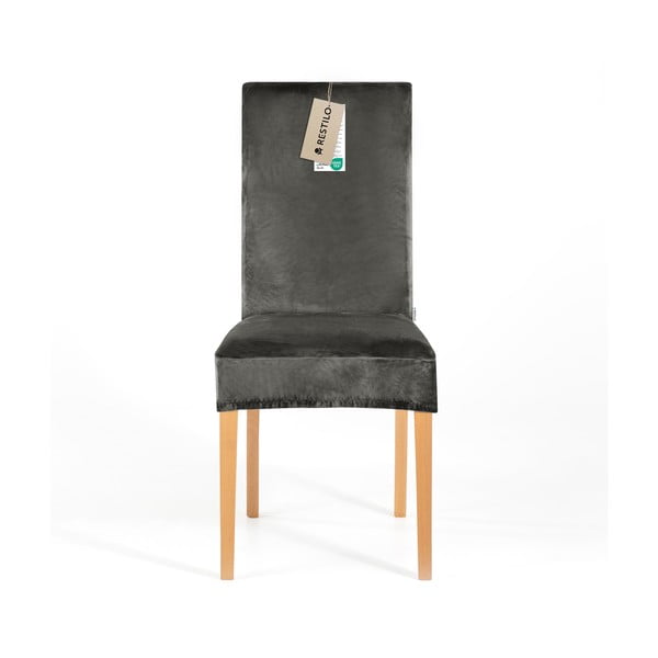 Šedé napínací potahy v sadě 4 ks na židli 48 cm Sento – Restilo-image-2