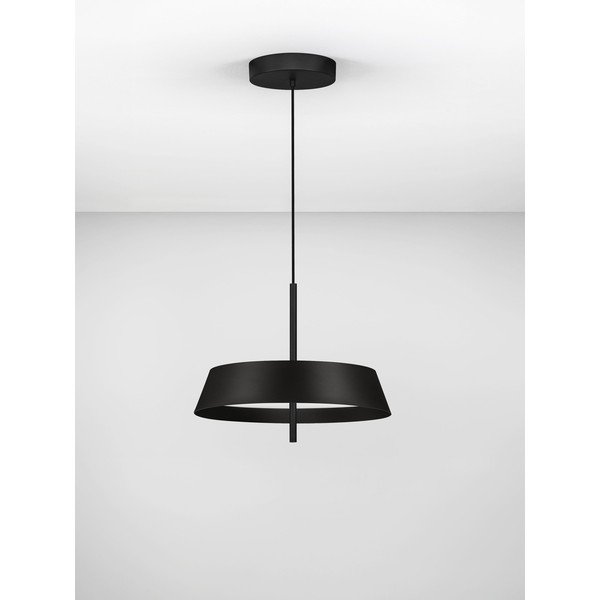 Matně černé hliníkové LED stmívatelné závěsné svítidlo ø 45 cm Velio – Nova Luce-image-3
