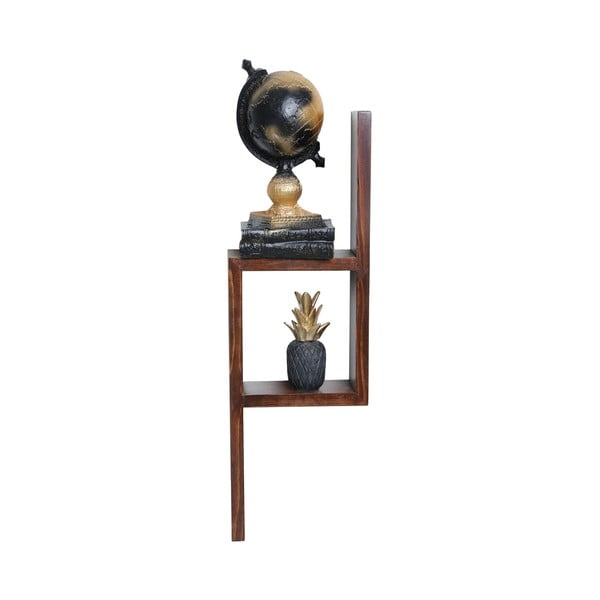 Patrová police z jedlového dřeva v přírodní barvě 17 cm Linn – Kalune Design-image-2