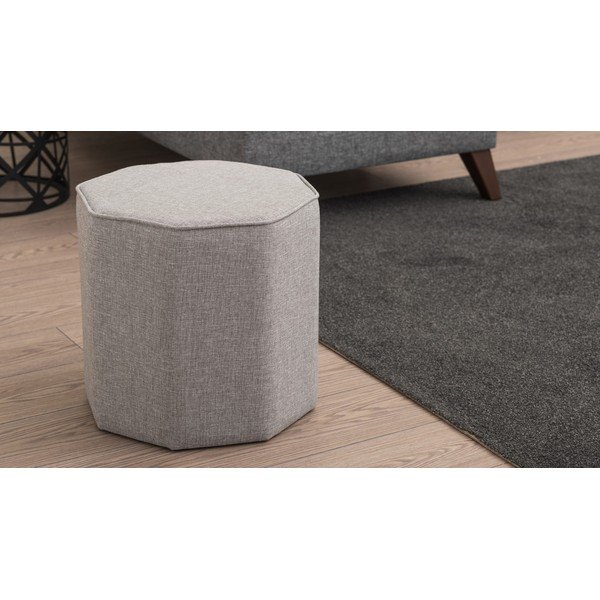 Světle hnědý taburet Hexa – Balcab Home-image-2