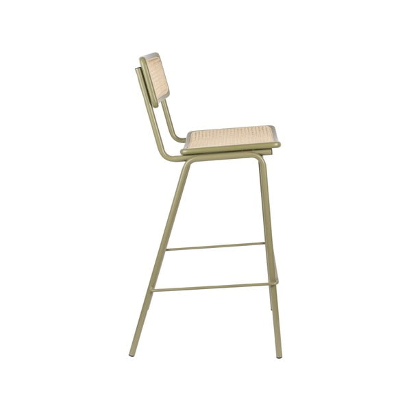 Zelené ratanové barové židle v sadě 2 ks 106 cm Jort - Zuiver-image-3