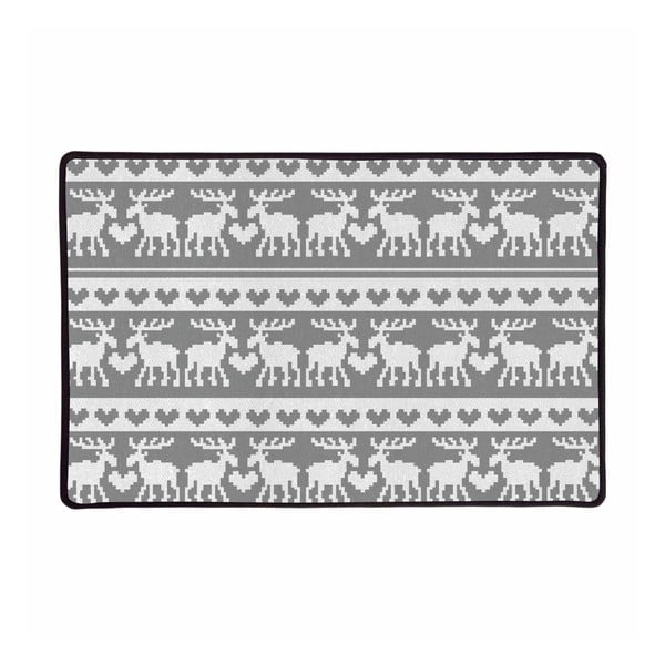 Multifunkční koberec Butter Kings Grey Reindeer, 45x75 cm