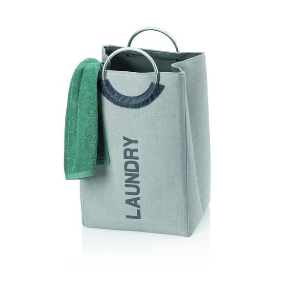 Šedý textilní koš na prádlo Kela Palma-image-1