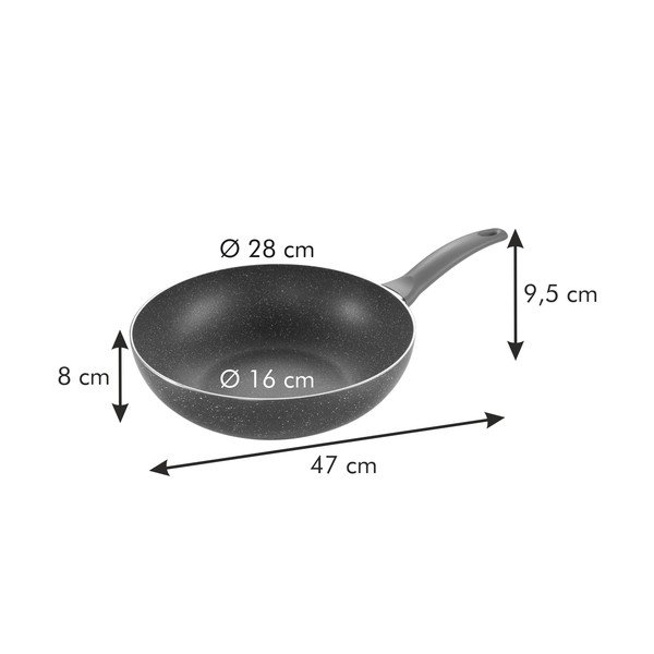 Wok pánev ø 28 cm Manico  Rosso – Tescoma-image-3
