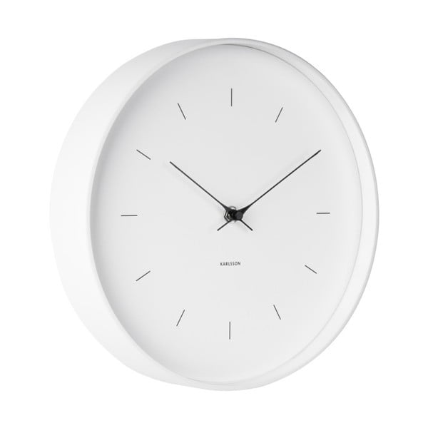 Bílé nástěnné hodiny Karlsson Butterfly, ø 27,5 cm-image-1