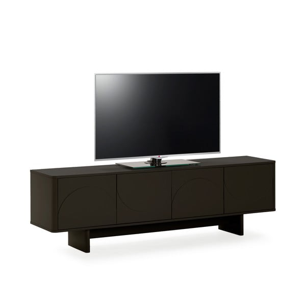 Černý TV stolek 180x55x40 cm Solei – MOME-image-2