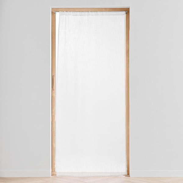 Bílý závěs do dveří 90x200 cm Haltona – douceur d'intérieur