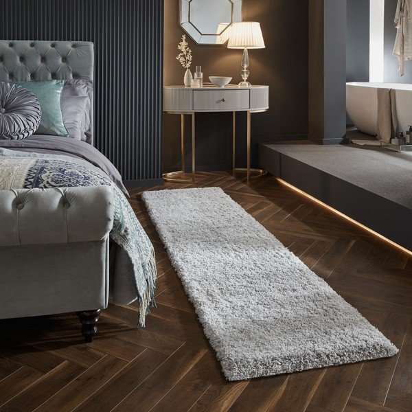 Světle šedý běhoun 60x230 cm – Flair Rugs-image-1
