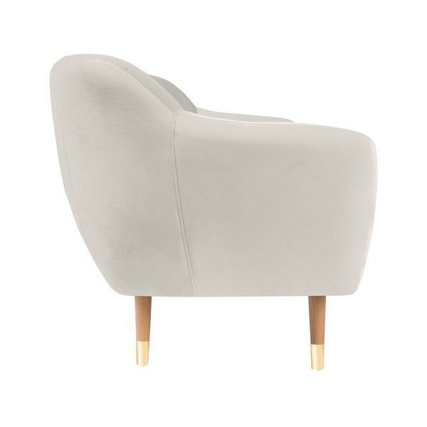 Krémová dvoumístná pohovka Mazzini Sofas Amelie-image-3