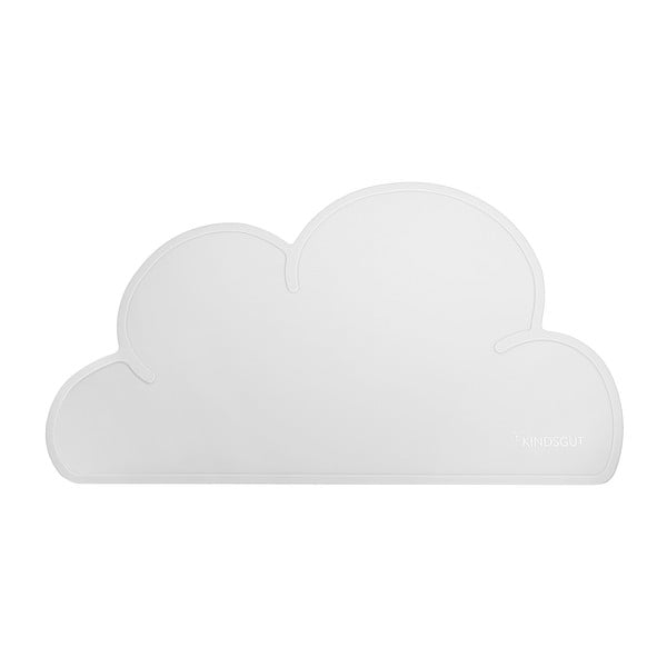 Světle šedé silikonové prostírání Kindsgut Cloud, 49 x 27 cm