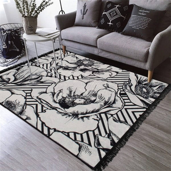 Oboustranný pratelný koberec Kate Louise Doube Sided Rug Blackrose, 140 x 215 cm-image-1