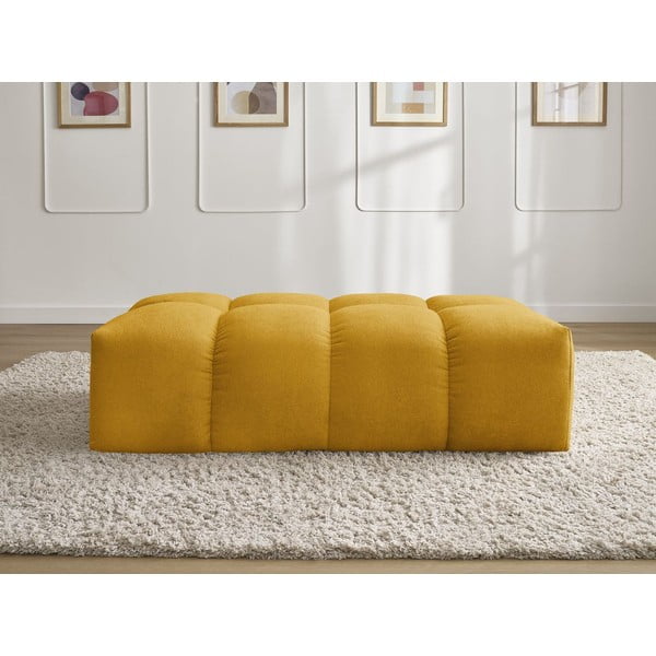 Žinylková podnožka v hořčicové barvě Everest – Bobochic Paris-image-3