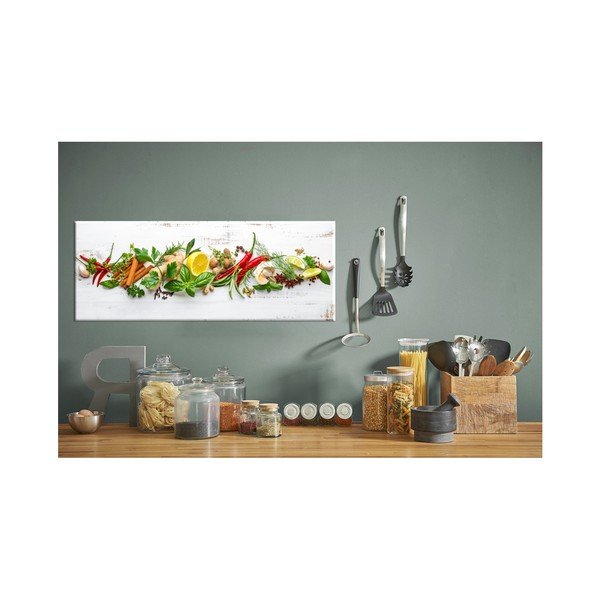 Obraz Styler Glasspik Shabby Herbs, 30 x 80 cm-image-2
