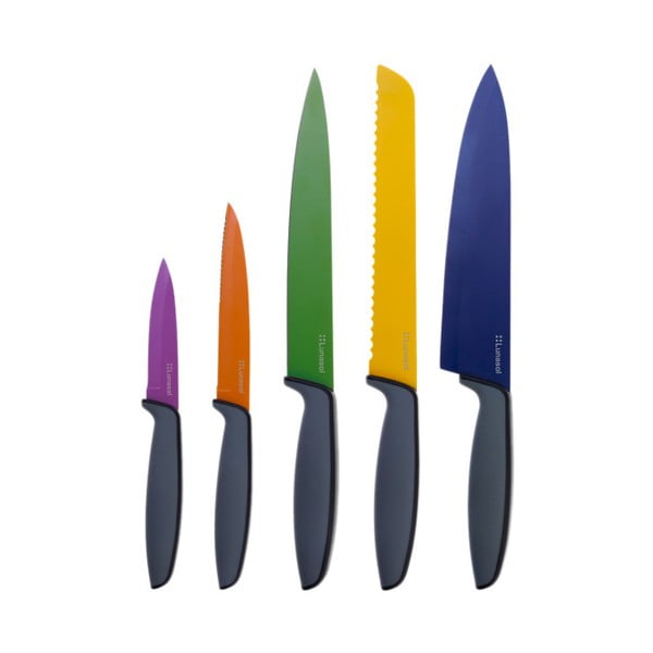 Sada 5 nerezových nožů Sola Rainbow