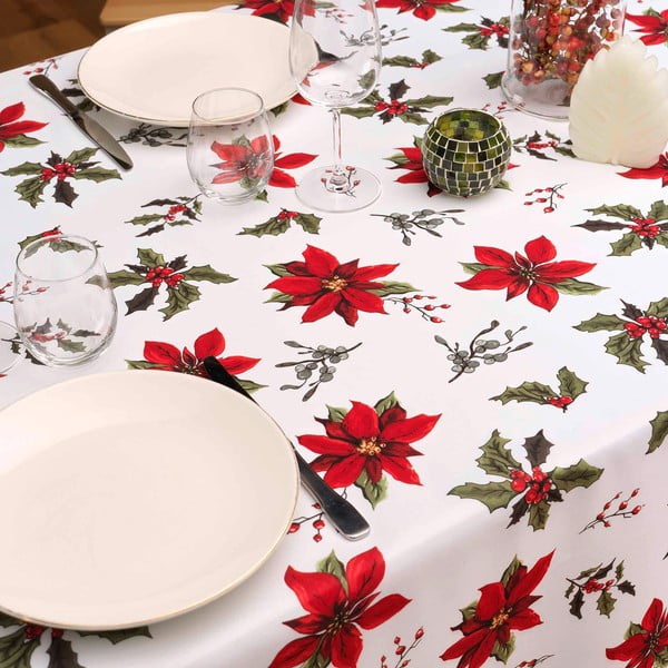 Ubrus s vánočním motivem 150x240 cm Amaryllis – douceur d'intérieur-image-1