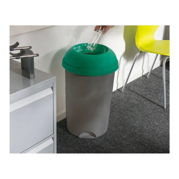 Zelené plastové víko na odpadkový koš na tříděný odpad – Addis-image-1