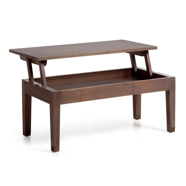 Konferenční stolek ze dřeva mindi se zdvižnou deskou Moycor Spartan, 110x55 cm