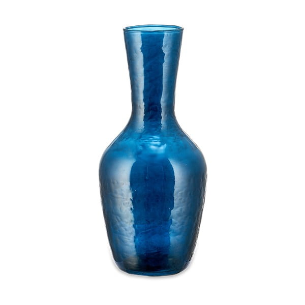 Modrý džbán z recyklovaného skla Nkuku Yala, 1,15 l