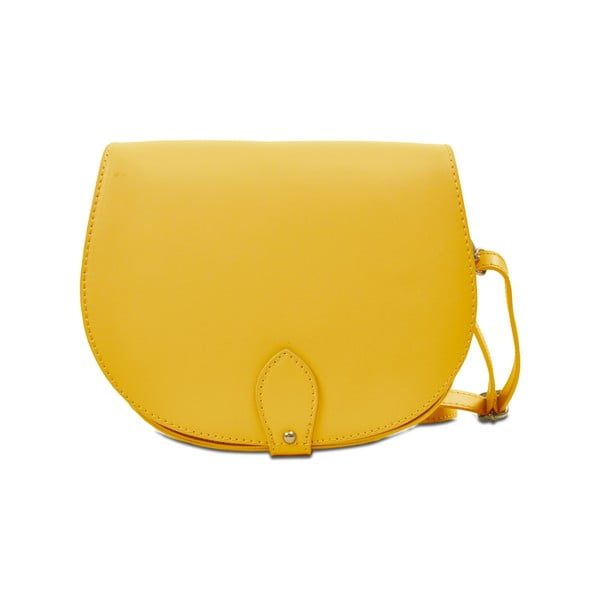 Žlutá kožená kabelka Infinitif Coralie