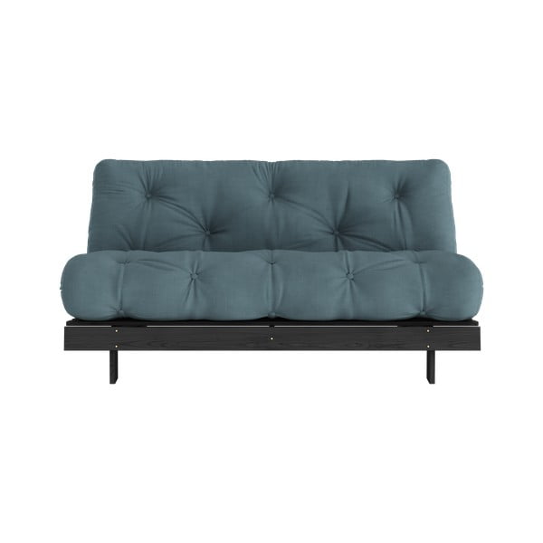 Rozkládací pohovka v petrolejové barvě 160 cm Roots Black Night – Karup Design