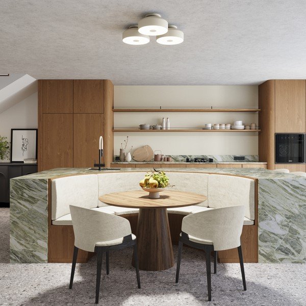 Krémové stropní svítidlo ø 30 cm Blacko – Sollux-image-2