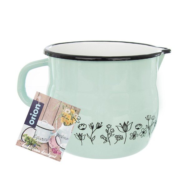 Mátově zelený smaltovaný džbán Orion Meadow, 1,9 l-image-2