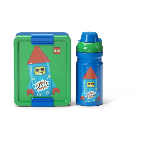 Dětský svačinový box s lahví Rocket – LEGO®