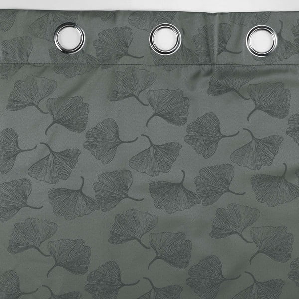 Antracitový zatemňovací závěs z žakáru 140x260 cm Lunella – douceur d'intérieur-image-4