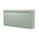 Šedozelený kovový výklopný botník 75x37,5x12,5 cm Billy – Spinder Design