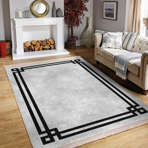 Černo-šedý koberec 160x230 cm – Mila Home-image-3