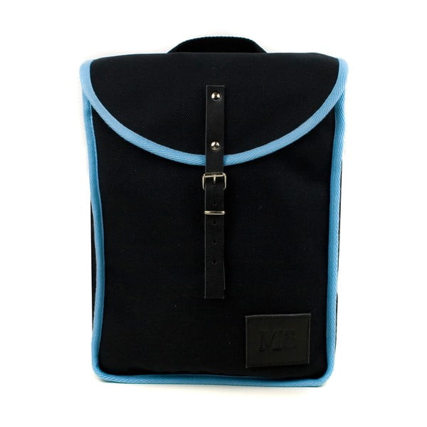Černý batoh se světle modrým detailem Mödernaked Blue Heap