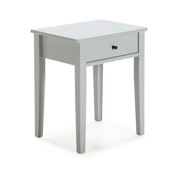 Světle šedý noční stolek z borovicového dřeva Bart – Marckeric-image-3