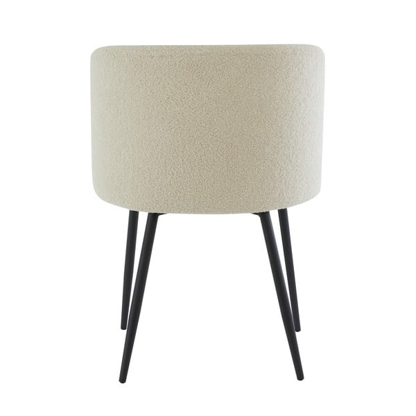 Béžové čalouněné jídelní křeslo Elyna – Light & Living-image-4