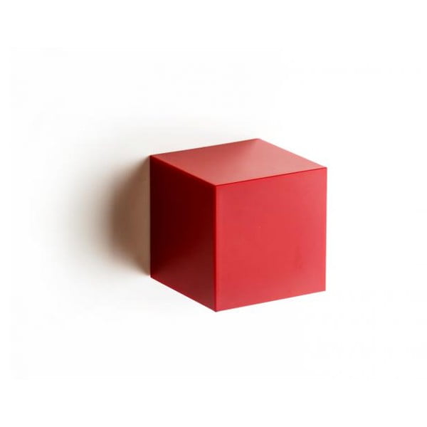Nástěnný box QUALY Pixel Box, červený