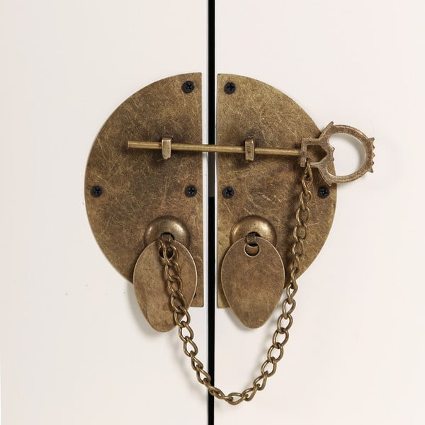 Bílá nízká komoda 130x50,5 cm Oriente – Ixia-image-1