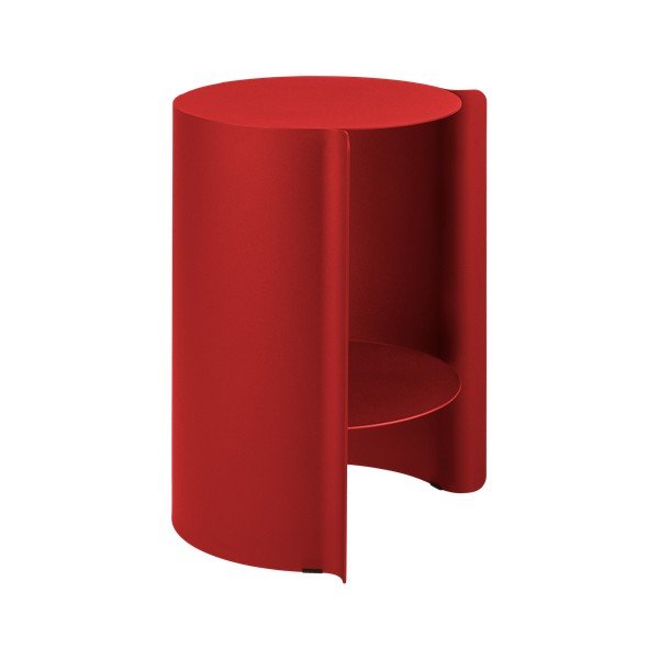 Ocelový kulatý odkládací stolek ø 32 cm Wa – noo.ma-image-3