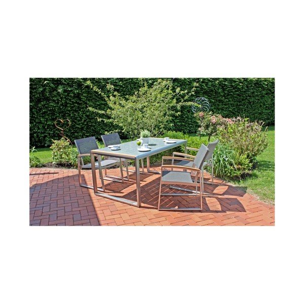 Šedé zahradní křeslo Ava – Garden Pleasure-image-2