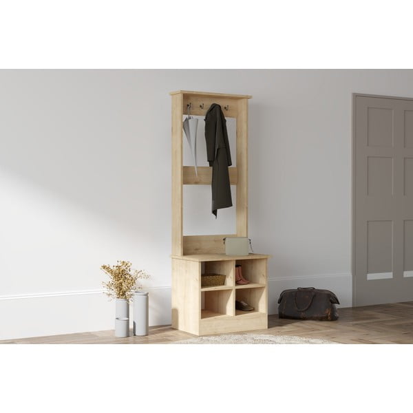Předsíňová sestava v přírodní barvě Fasitano – Kalune Design-image-1
