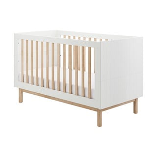 Bílá postýlka 70x140 cm Miloo – Pinio