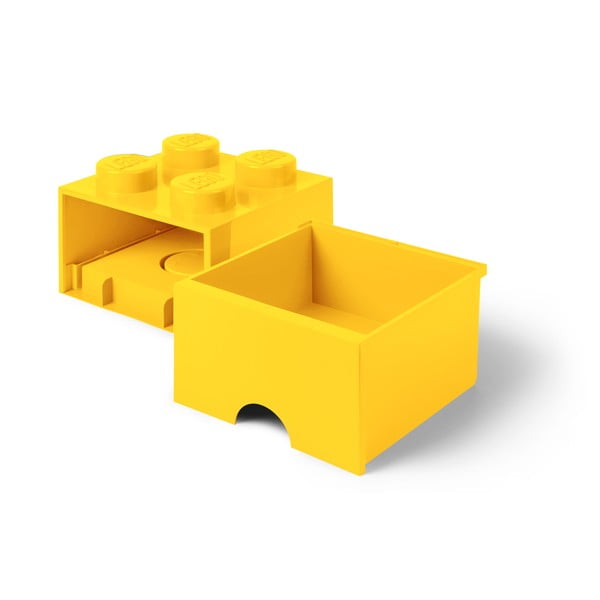 Žlutý úložný box se šuplíkem LEGO®-image-2