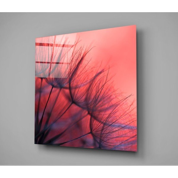 Skleněný obraz Insigne Red Dandelion, 40 x 40 cm-image-3