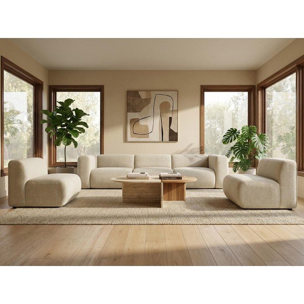 Zelená rohová pohovka (pravý roh/s lenoškou) Ekahi – Makamii-image-1