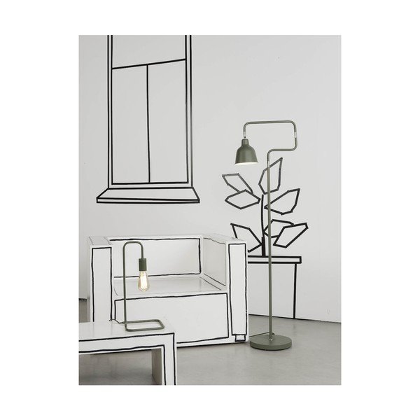 Zelená stojací lampa s kovovým stínidlem (výška 150 cm) London – it's about RoMi-image-1