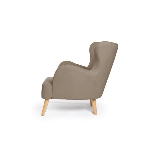 Béžové křeslo ušák Noemye – Bonami Selection-image-3