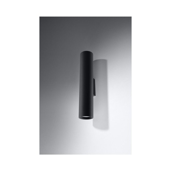 Černé nástěnné svítidlo Sollux Castro 2-image-2