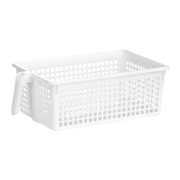 Bílý úložný košík Premier Housewares Storage Basket White