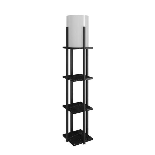 Černá stojací lampa (výška 135 cm) Nora – Opviq lights