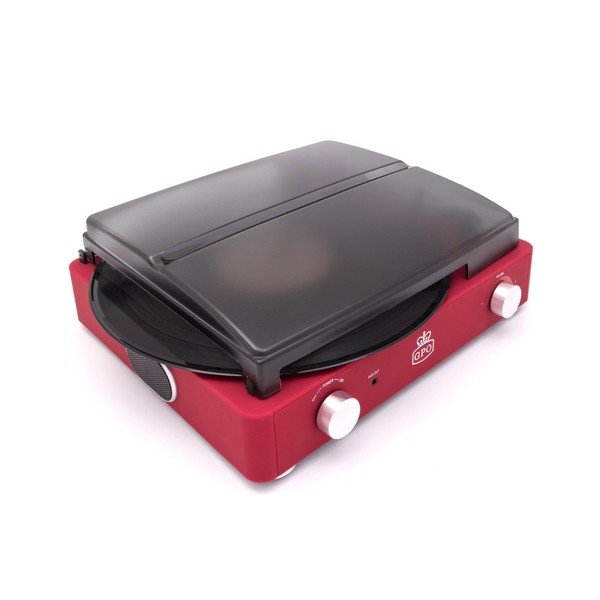 Červený gramofon GPO Stylo II Red-image-2