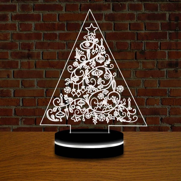 Lampa s 3D efektem Christmas no. 3