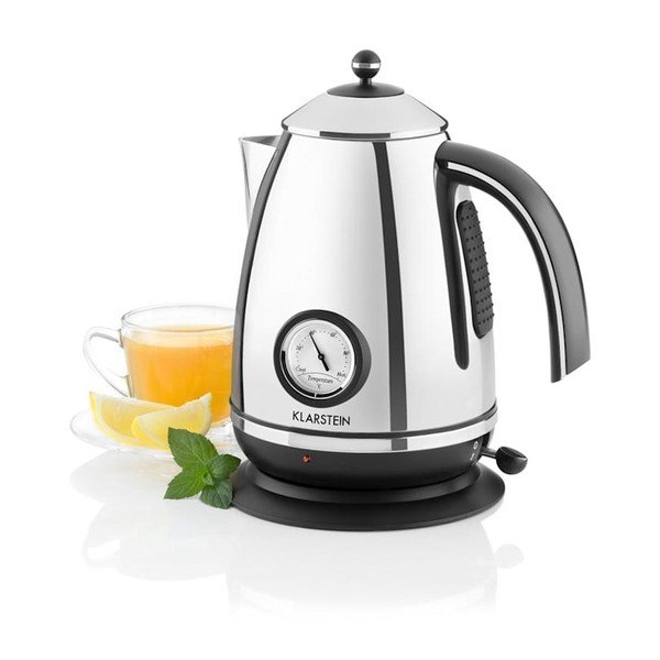 Rychlovarná konvice ve stříbrné barvě Klarstein Aquavita Chalet-image-2